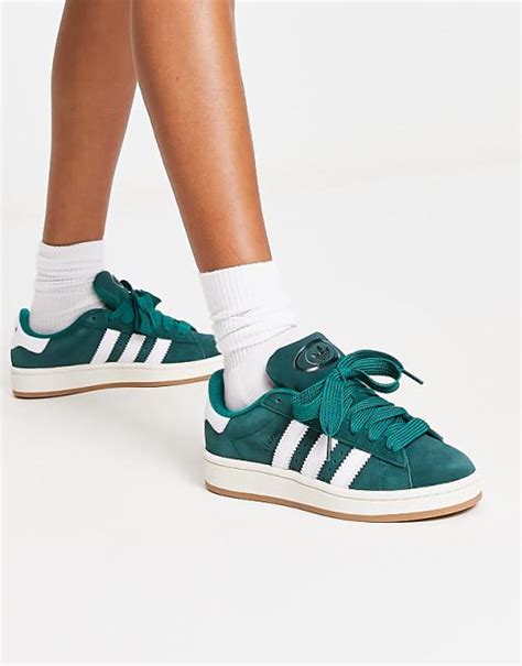 adidas veters groen|adidas campus schoenen.